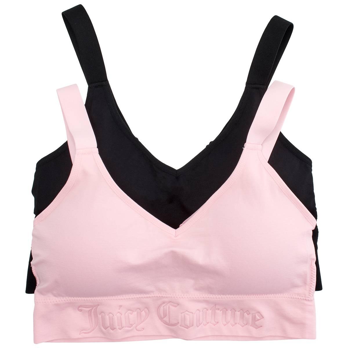 Juniors Plus Juicy Couture 2pk. Seamless Bralettes JC4307-2PKA