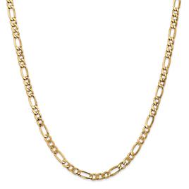 Mens Gold Classics(tm) 5.75mm. 14k Semi Solid Figaro Chain Necklace