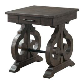 Elements Stone Square End Table