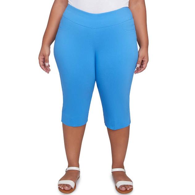 Plus Size Ruby Rd. Key Items Tech Pull-On Clamdigger