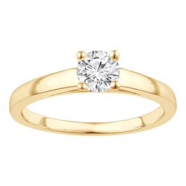 Nova Star(R) Yellow Gold 1/2ctw. Lab Grown Diamond Solitaire Ring