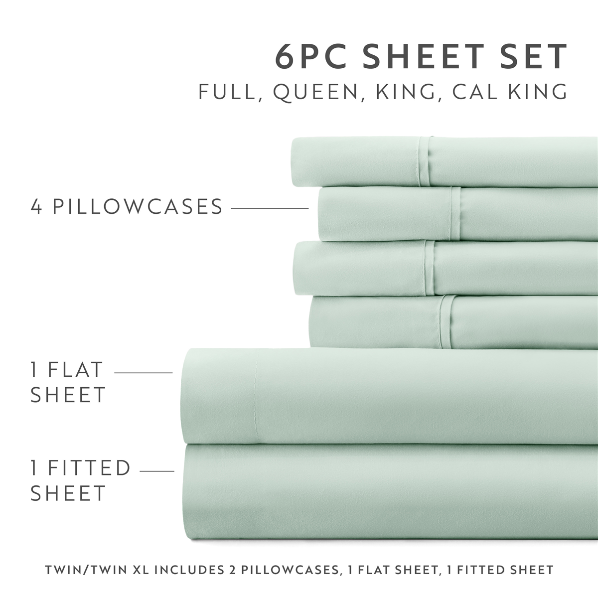 Soft Essentials 6pc. Luxury Ultra Soft Sheet Set