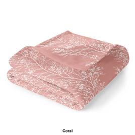 Spirit Linen Home™ Velvet Plush Foliage Throw Blanket