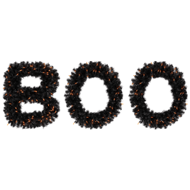 Northlight 18in. Lighted Letter Boo Outdoor Halloween Sign