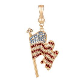 Wearable Art Wearable Art Crystal Flying Flag Enhancer Pendant
