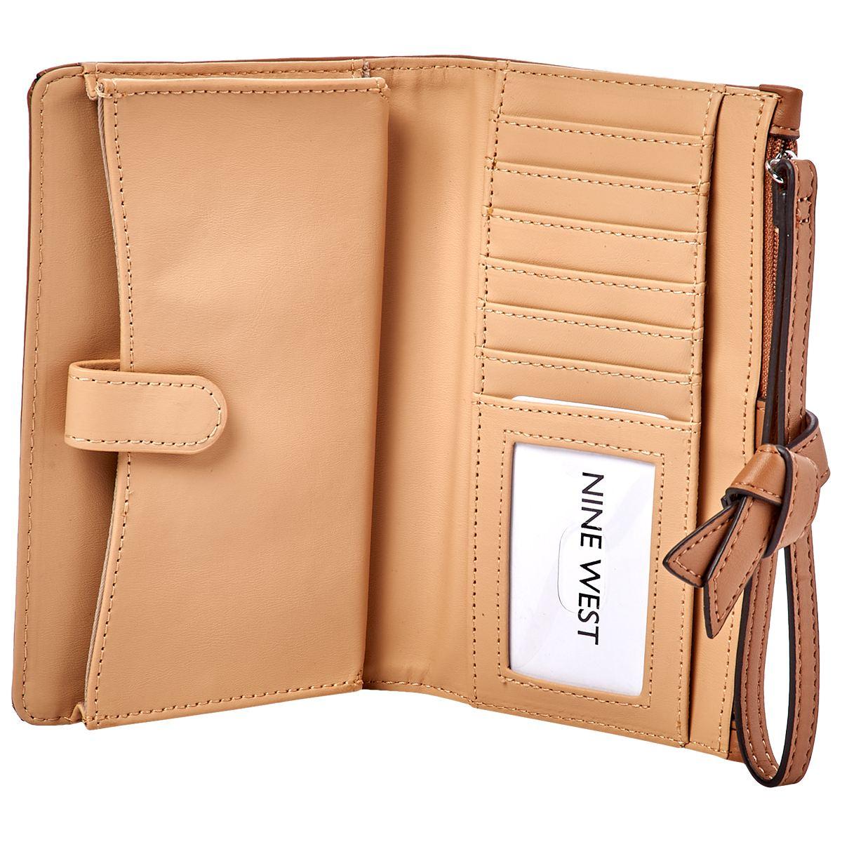 Nine West Isidore Embossed Phone Wristlet - Clay