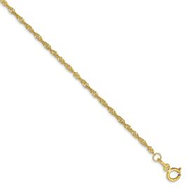Adult Unisex Gold Classics™ 10kt. Singapore 30in. Chain Necklace