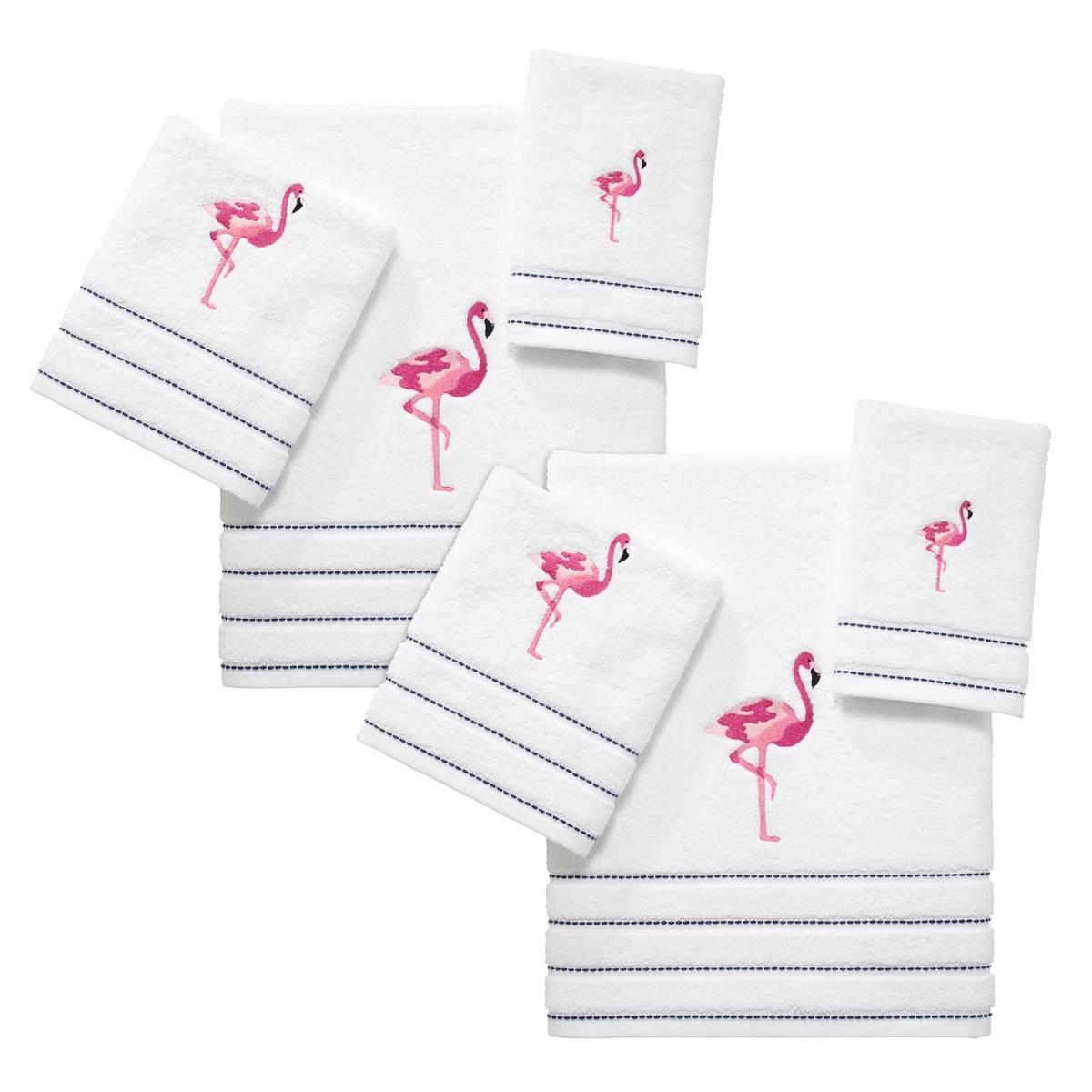 IZOD® Flamingo 2pk Bath Towel Collection