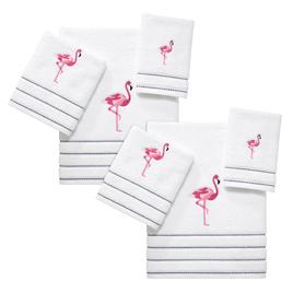 IZOD® Flamingo 2pk Bath Towel Collection