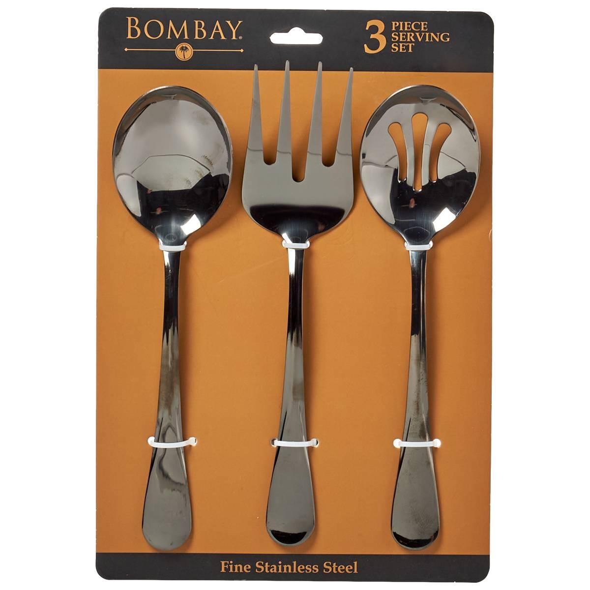 Bombay Shiny Black 3pc. Serving Set