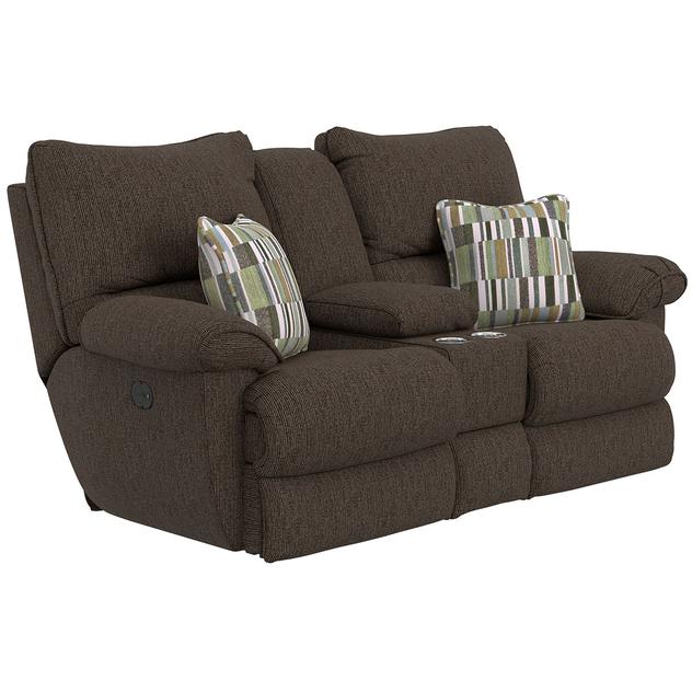 Catnapper® Lenny Power Lay Flat Console Loveseat