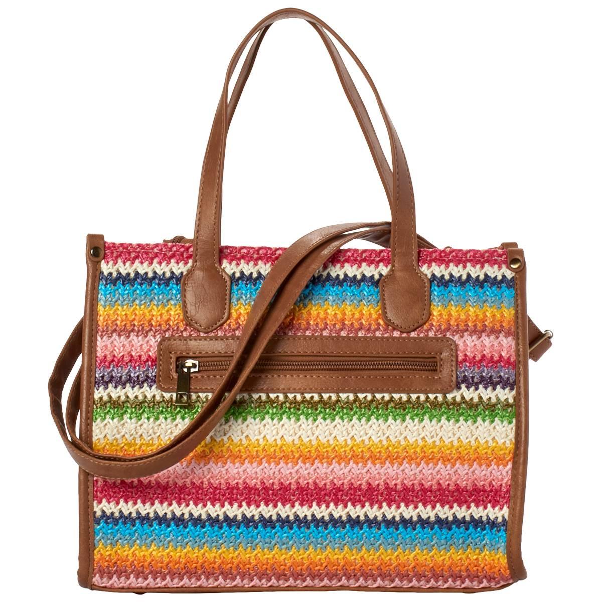 DS Fashion Straw Satchel
