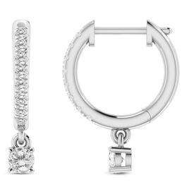 Nova Star® Sterling Silver 1/4ctw. Lab Grown Diamond Earrings
