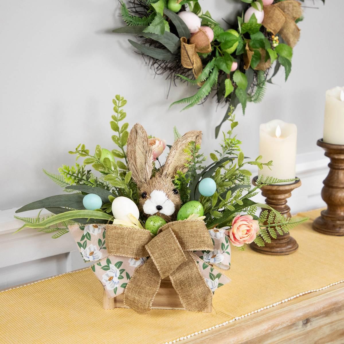 Northlight Seasonal Boxed Floral Arrangement Easter Décor