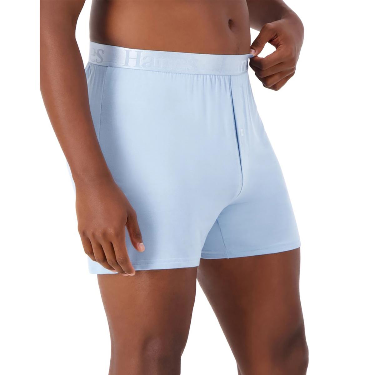 Mens Hanes 3pk. Original Super Soft Knit Boxers