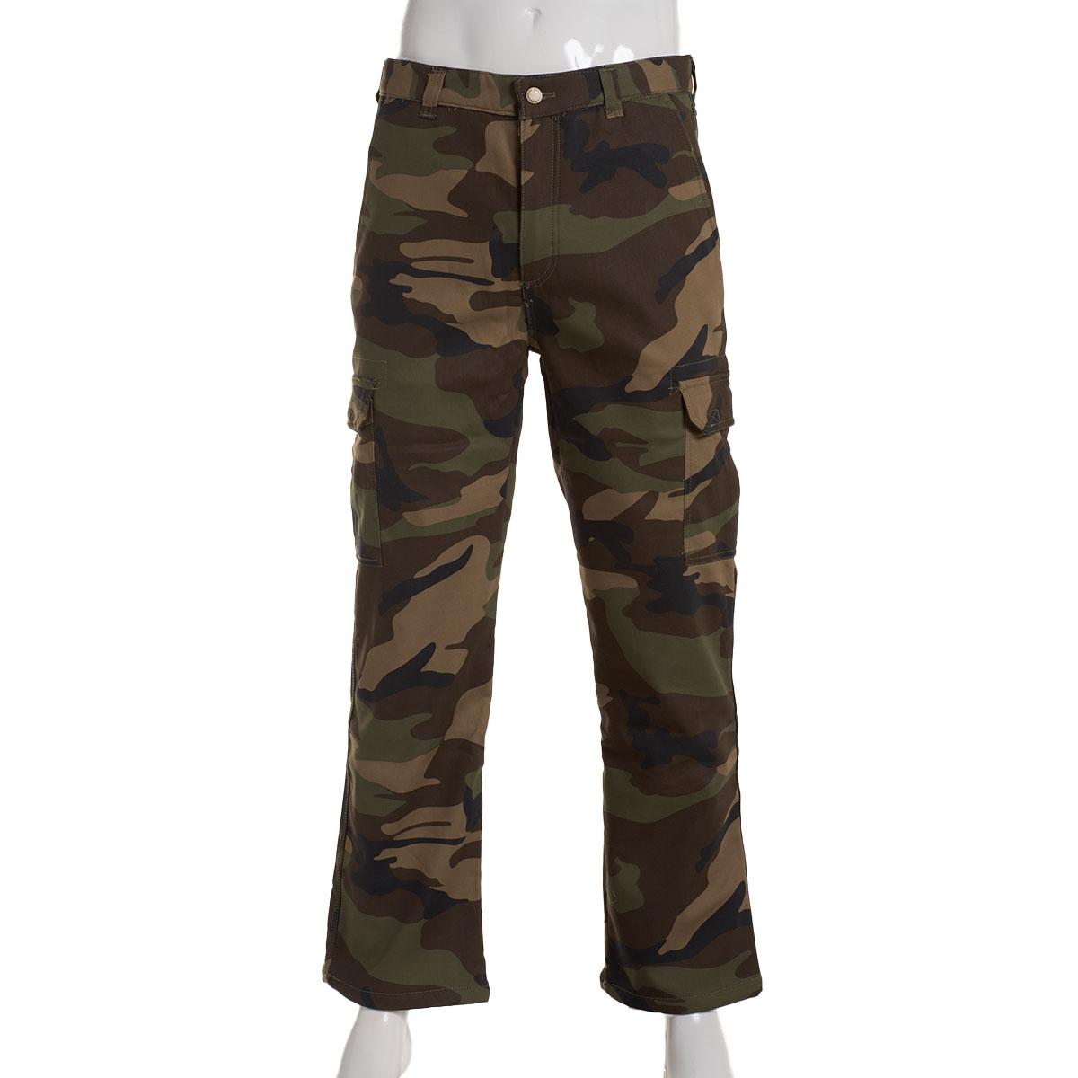 Mens Bass Creek Outfitters Camo Stretch Cargo Pants