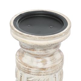9th & Pike® Farmhouse-Style Wooden Candle Holders - Set of 3