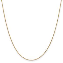 Unisex Gold Classics™ .95mm. 14k Diamond Cut Cable 14in. Necklace