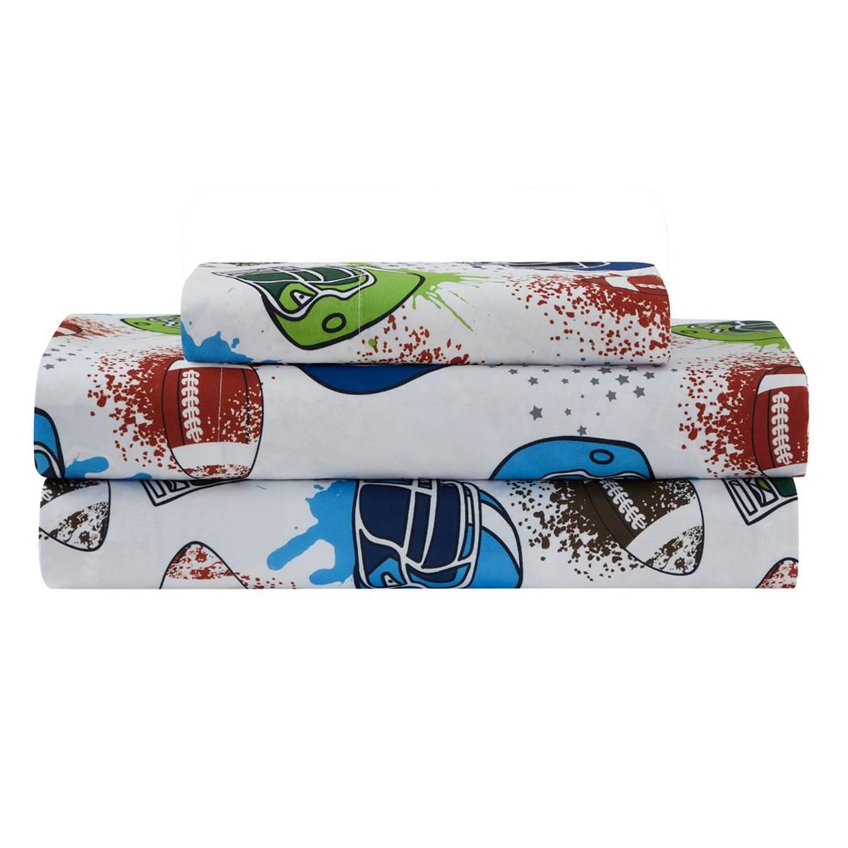 Sweet Home Collection Kids Football 7pc. Bed In A Bag Set