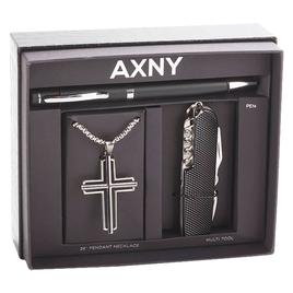Mens Gentlemen''s Classics(tm) Stainless Steel Necklace/Tool/Pen Set