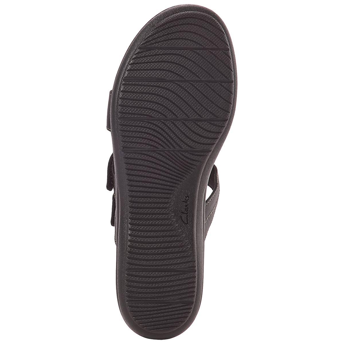 Womens Clarks® Laurieann Rose Black Sandals