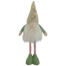 Northlight Seasonal LED Gnome Figurine w/ Knitted Floral Hat