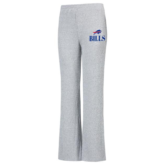 Womens College Concepts Bills Juniper Knit Flared Pants