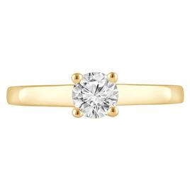 Nova Star® Yellow Gold 1/2ctw. Lab Grown Diamond Solitaire Ring