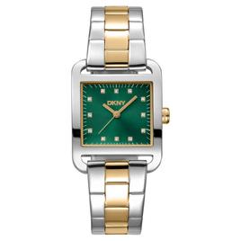 Womens DKNY City Midi Green Dial Bracelet Watch - DK1L004M0075
