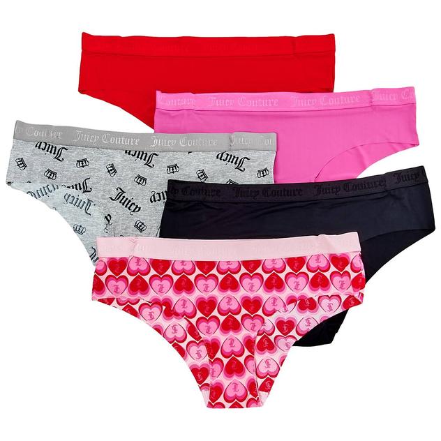 Juniors Juicy Couture 5pk. Micro Hipster Panties JC6969-5PKAC
