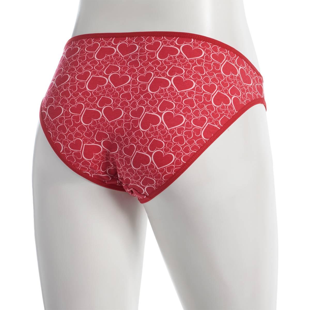 Womens René Rofé® Cotton Spandex Bikini Panties - 16206-U860D