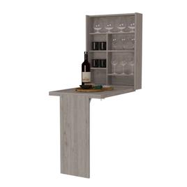 FM FURNITURE Dalton Light Grey Foldable Desk