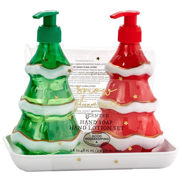 Simple Pleasures® Christmas Motif Hand Soap & Lotion Caddy Set