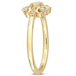 Diamond Classics™ 14kt. Gold 1/4ctw. Diamond Cluster Ring