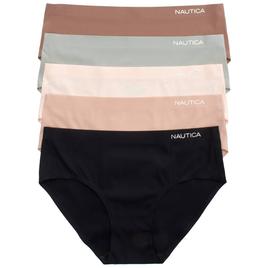 Womens Nautica 5pk. Hipster Panties w/ Foil Logo - NT9813-5PKJ