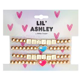 Kids Lil'' Ashley 4pc. Gold-Tone Bestie Bracelets w/ Heart Charms