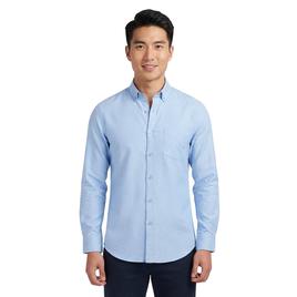 Mens Tom Baine Performance Slim Fit Textured Dress Shirt