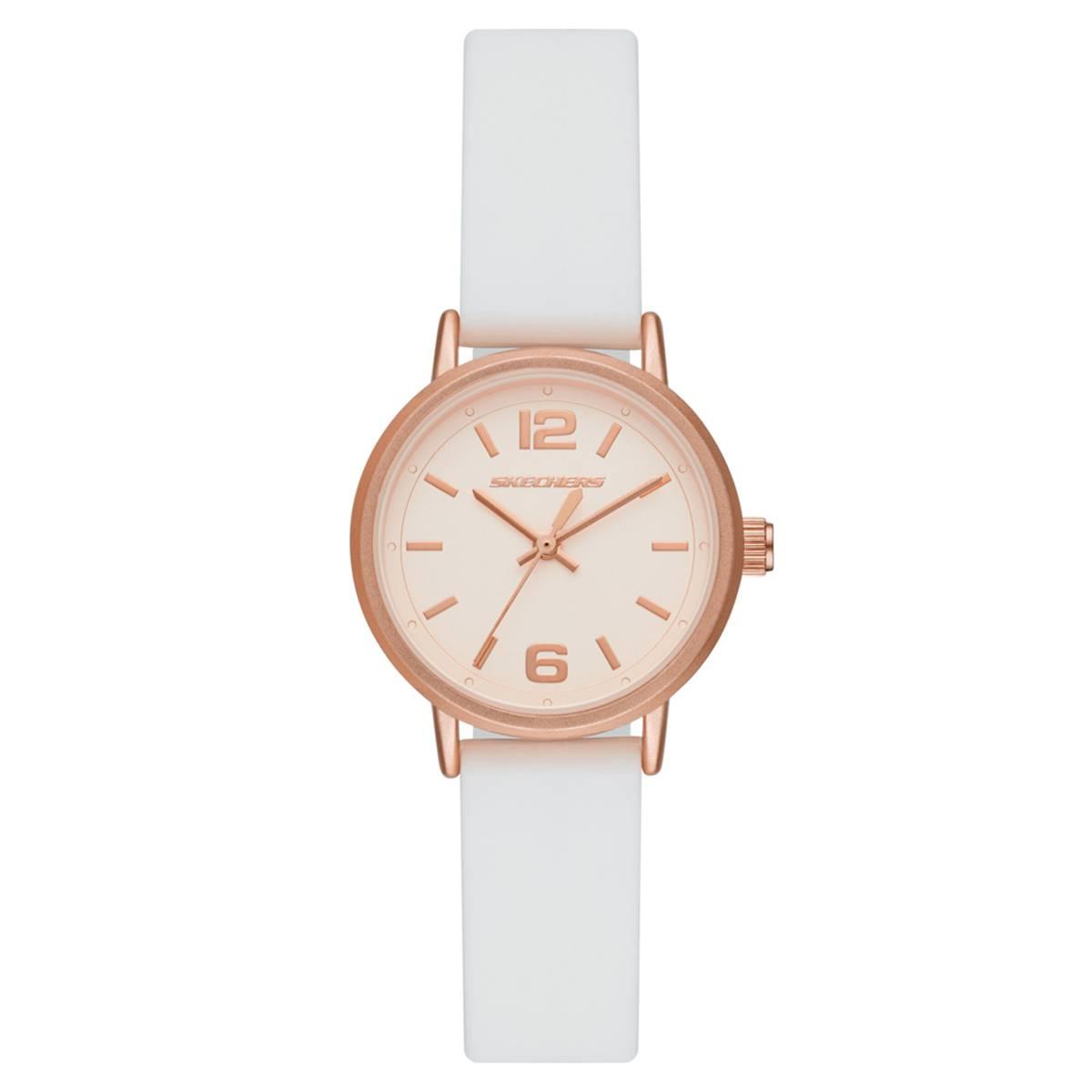 Womens Skechers Ardmore Mini White & Rose Watch