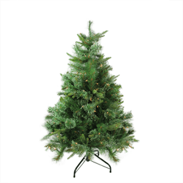 Northlight 4.5ft. Pre-Lit Ashcroft Cashmere Pine Christmas Tree