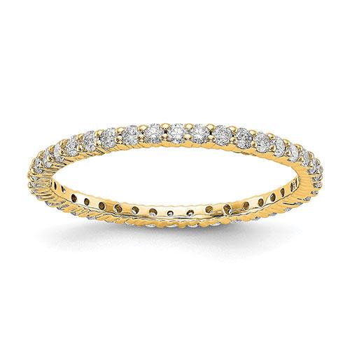 Endless Affection(tm) 14kt. Yellow Gold Prong Eternity Band