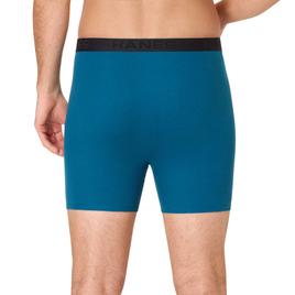 Mens Hanes Ultimate® Core 4pk. Boxer Briefs - Black/Grey/Teal
