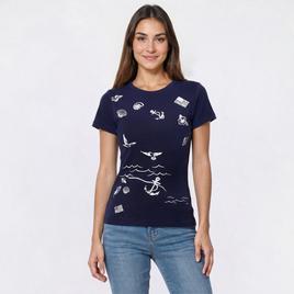 Petite Architect(R) Short Sleeve Summer Icons Coastal Tee