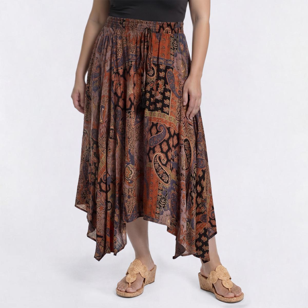 Juniors Plus Angie Handkerchief Hem Skirt