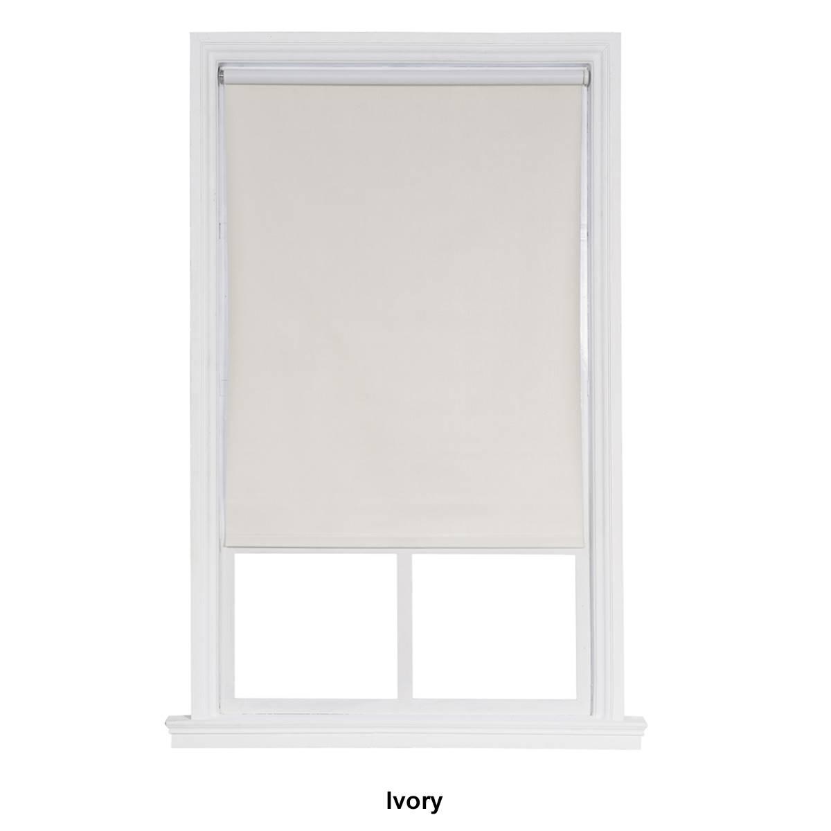 Unfringed Cordless Vinyl Roller Shade - 15x64in. - 39.5x64in.