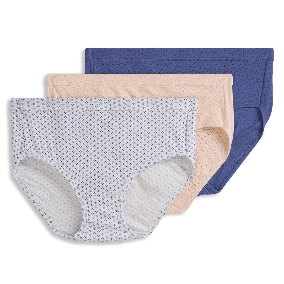 Womens Jockey® 3pk. Elance® Breathe Geo Hipster Panties - 1540