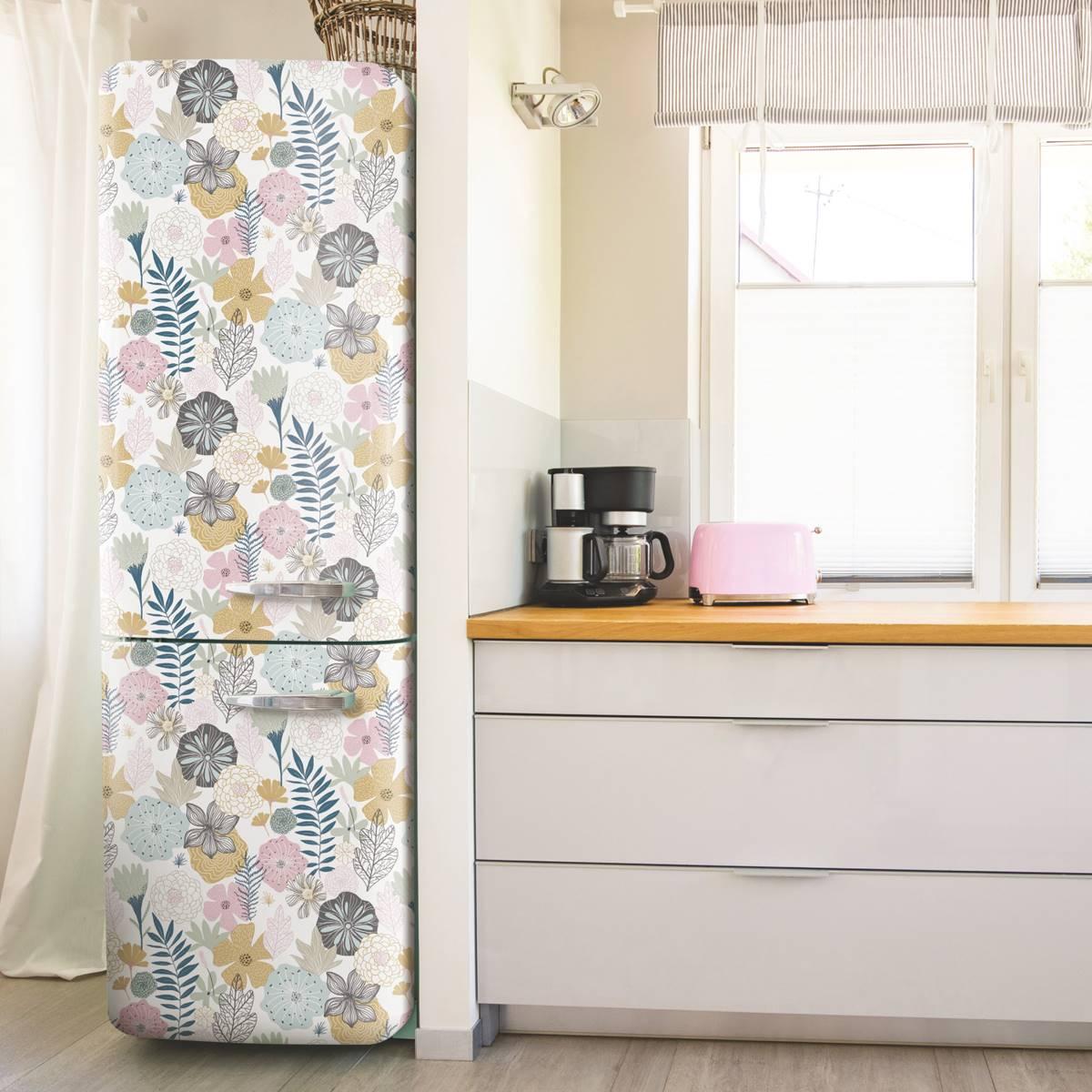 RoomMates® Pink Perennial Blooms Peel & Stick Wallpaper