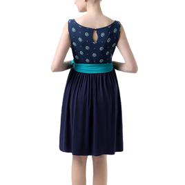 Womens Glow & Grow® Belted Maternity Fit & Flare Dress