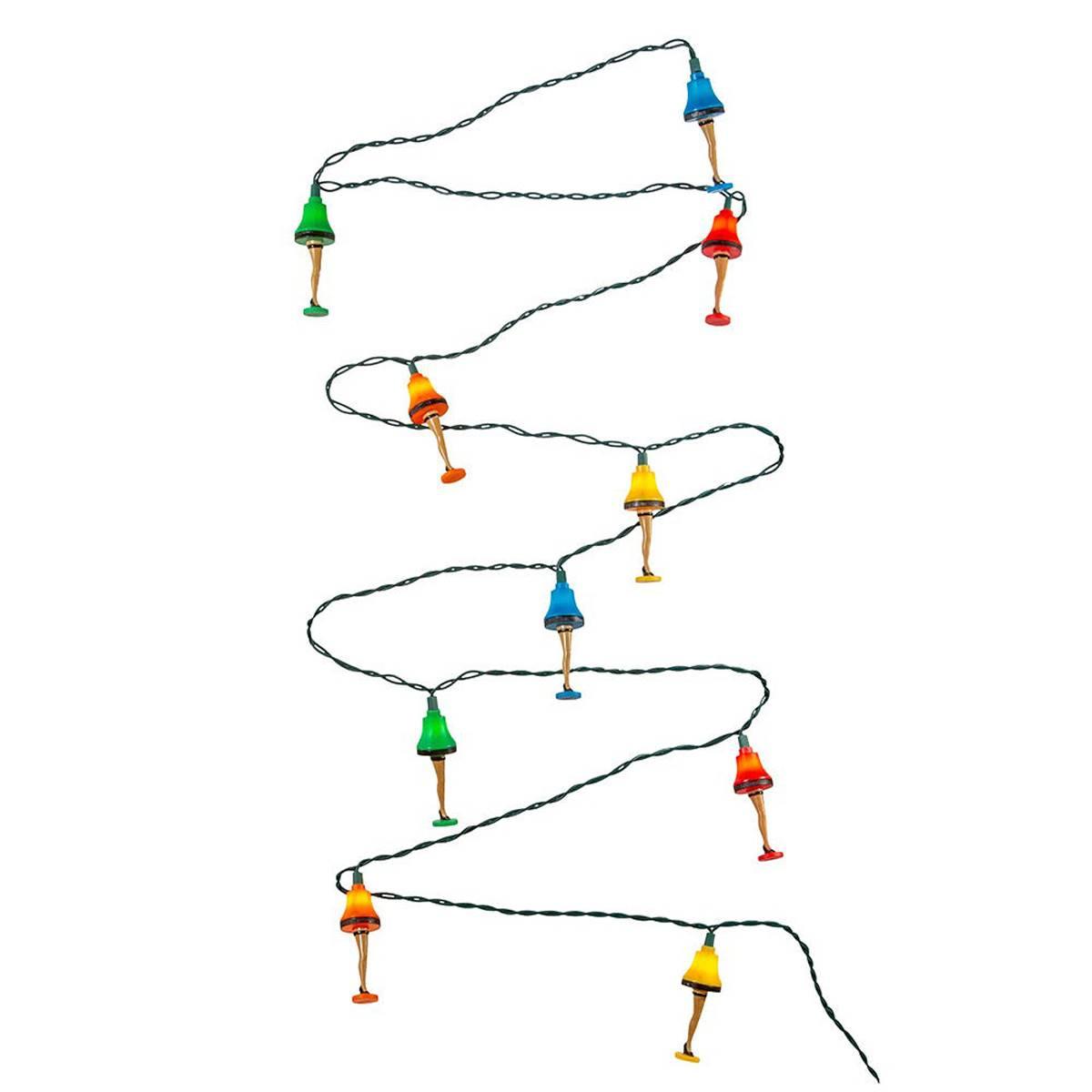 Kurt S. Adler UL A Christmas Story™ Colorful Leg Lamp Light Set