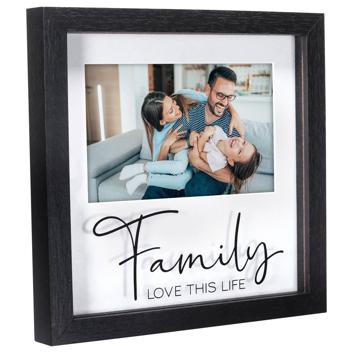 Malden "Family, Love This Life" Shadowbox Frame - 4x6