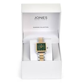 Womens Jones New York Two-Tone Rectangle Watch - 15185S-42-X34